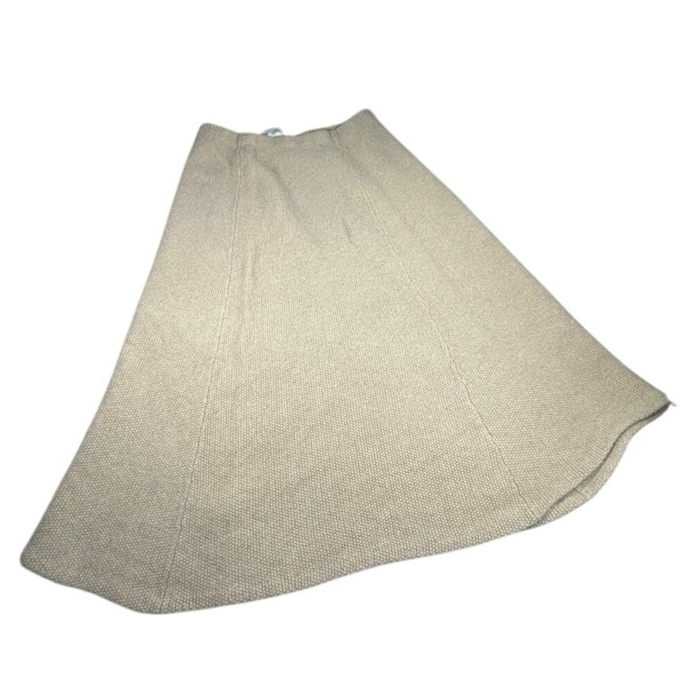 Ralph Lauren Skirt Panel Wool Camel